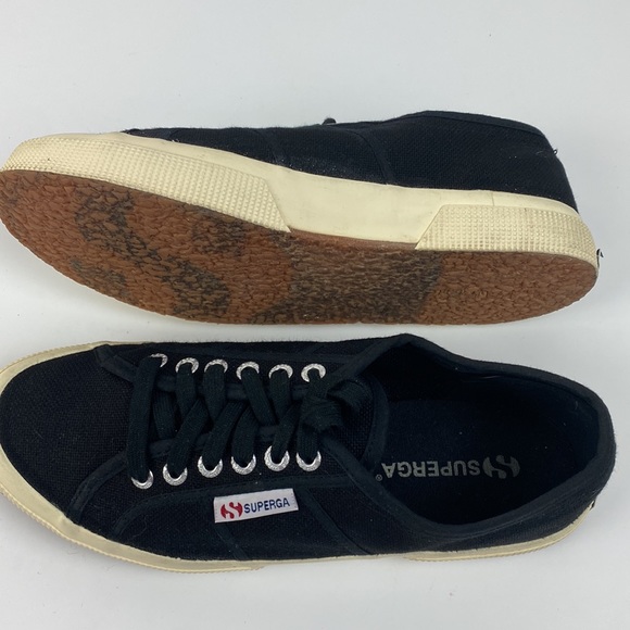 Superga Mens Sneakers Black Size 8.5 - Picture 6 of 16